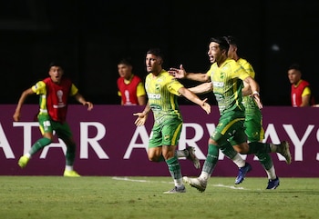 Defensa y Justicia acaba de sacar su boleto para los cuartos de final de la Sudamericana (REUTERS/Bruna Prado)