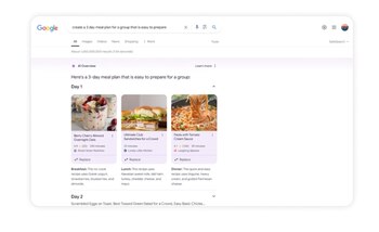 Las búsquedas con planificación están disponibles en Estados Unidos. (Google)