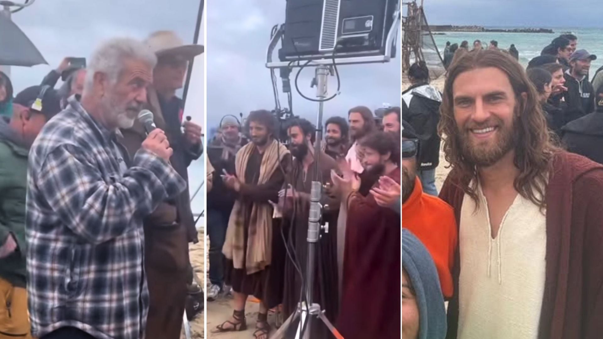 Los aplausos y abrazos marcaron el cierre de la fotografía principal de una secuela que llevaba más de dos décadas en desarrollo.(Capturas: redes sociales)