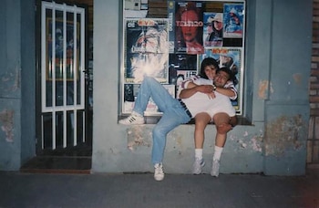 Sabina y Claudio, cuando eran