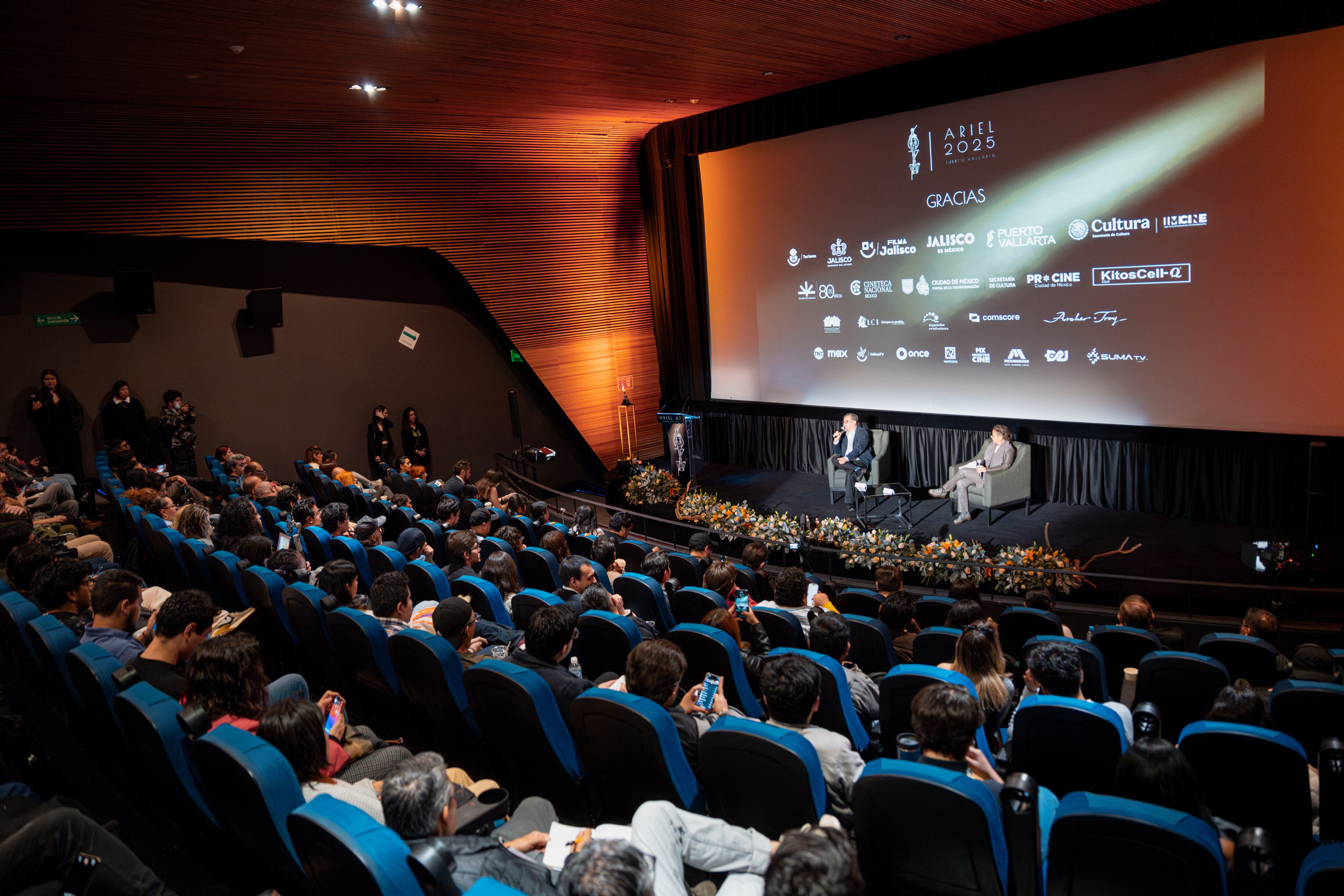 Presentación de los nominados a la 67 edición del Premio Ariel 2025.Foto: AMACC