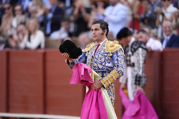 Morante de la Puebla en la décima corrida de la Feria de Sevilla. A 20 de abril del 2026 en Sevilla (Andalucía, España) (Joaquín Corchero / Europa Press)
