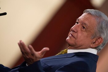 El presidente Andrés Manuel López