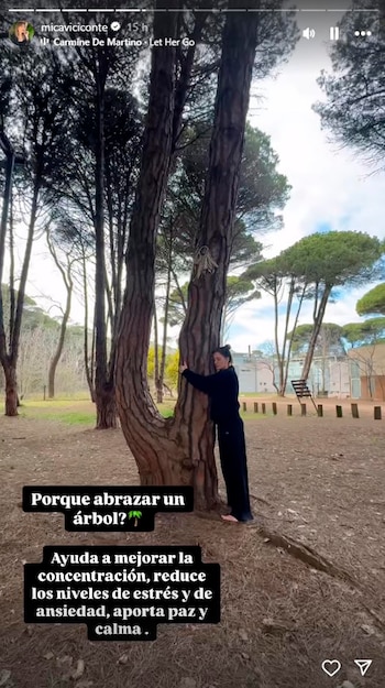 Mica Viciconte pasó un fin