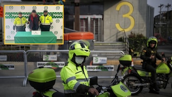 Cayó en Bogotá un hombre