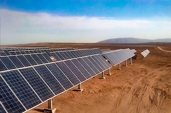 La planta solar San Martín
