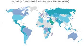 El estudio señala que adultos mayores exhiben más resiliencia mental, mientras la brecha con los jóvenes se agranda cada año (Sapien Labs)