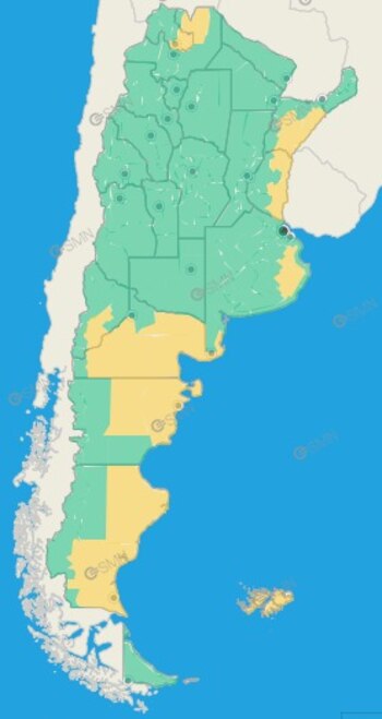 La alerta amarilla por frío