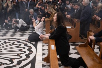 La vicepresidenta Victoria Villarruel estuvo