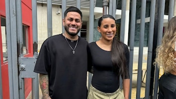 Samahara Lobatón y Bryan Torres