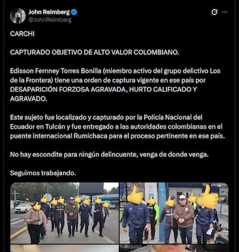 Torres Bonilla fue localizado y