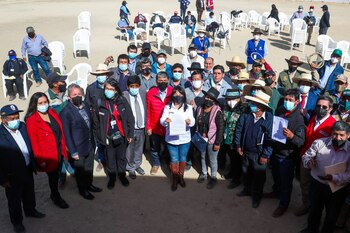 Mirtha Vásquez desde Ayacucho. Foto: