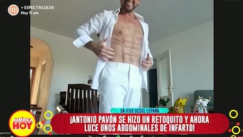 Antonio Pavón mostró los resultados