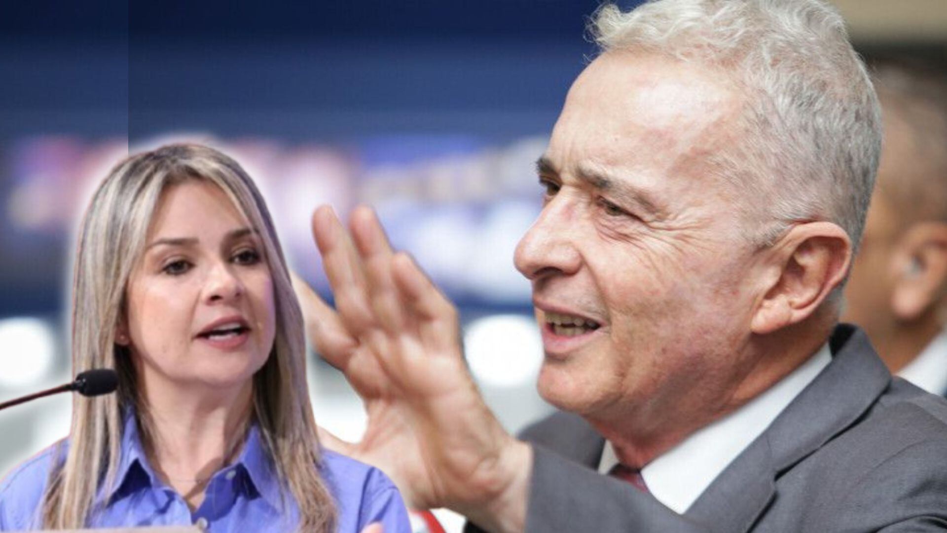 Vicky Dávila salió en defensa de Álvaro Uribe Vélez - crédito @VickyDavilaH/X y Cristian Bayona / Colprensa