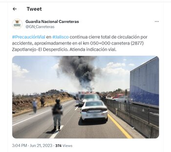 Fue cerrada la circulación para