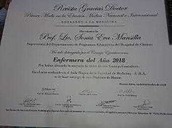 diploma gracias doctor