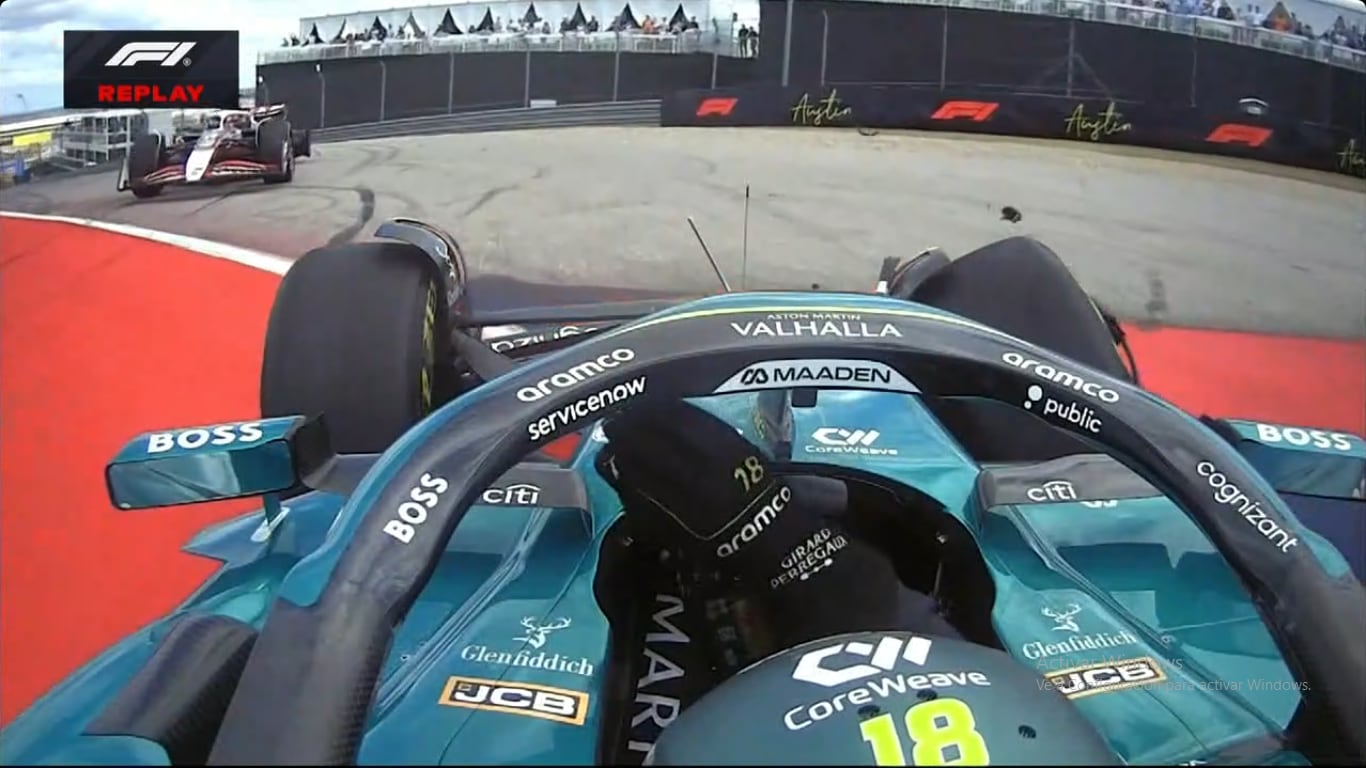 Stroll le pidió disculpas a Ocon tras el choque