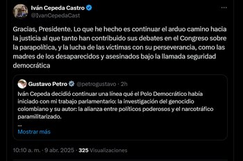 El senador del Pacto Histórico