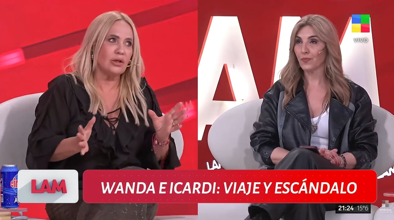 Las integrantes del panel tuvieron una fuerte discusión a raíz del viaje repentino de Mauro Icardi y el enojo de Wanda Nara por dejar a su hija mejor (Captura de video)