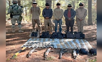 Ataque contra miembros del Ejército deja cinco detenidos, vehículos y un lanzagranadas asegurado en Sinaloa