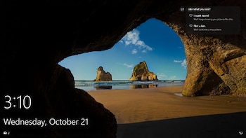 Con Windows Spotlight se visualizan