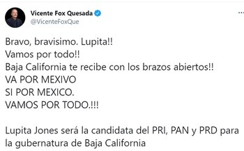 Así apoyó Vicente Fox a