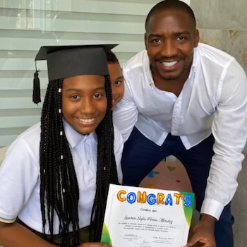 La hija del exfutbolista colombiano