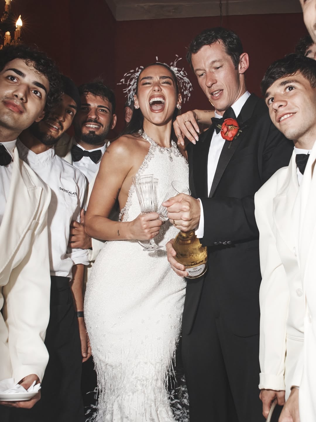 Las primeras imágenes de la boda de Dua Lipa y Callum Turner (Instagram)