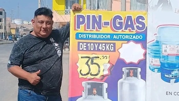 El sugerente cartel de venta de gas en Barranca que se volvió viral en redes sociales