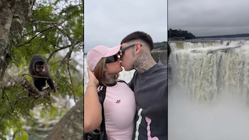 La mini luna de miel de Tamara Báez y Thiago Martínez a las Cataratas del Iguazú luego de su reconciliación