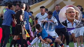 El enojo de Luis de la Fuente con los jugadores de Argentina por las peleas tras la final ante España: “Intolerable”
