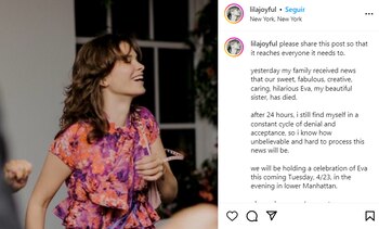 La hermana de Eva, Joy