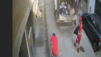 Video registra a trabajadores municipales