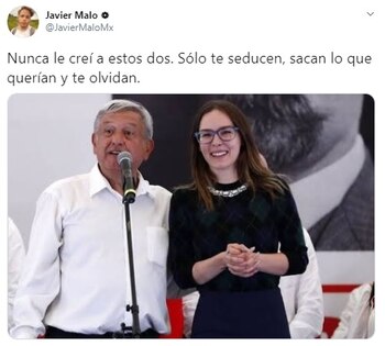 Belinda ha reiterado su apoyo