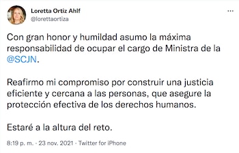 (Foto: Twitter/@lorettaortiza)