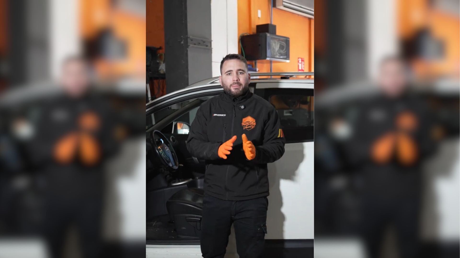 Juan José Ebenezer da indicaciones para arrancar el coche en invierno (TikTok / @talleresebenezer)