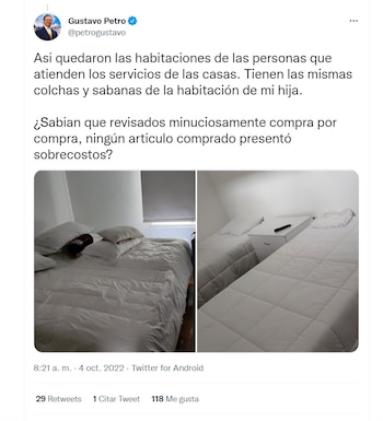 Petro rompió el silencio por