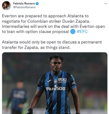 Fabrizio Romano informó que duván