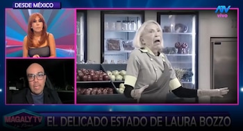 Revelan que Laura Bozzo habría superado la septicemia y podría pasar a una habitación. Captura: Magaly TV La Firme.