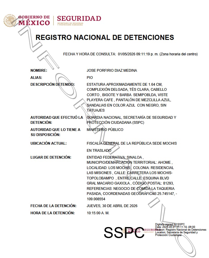 Infobae México confirmó la detención de