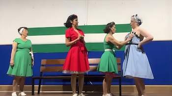 Imágenes de una representación de