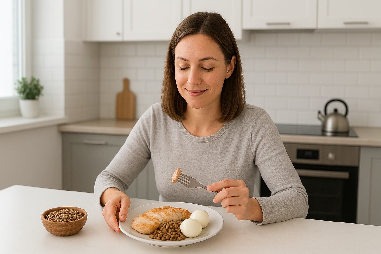 Un adulto sedentario necesita 0,8 gramos de proteína por kilo de peso corporal al día para cubrir sus requerimientos básicos (Imagen Ilustrativa Infobae)