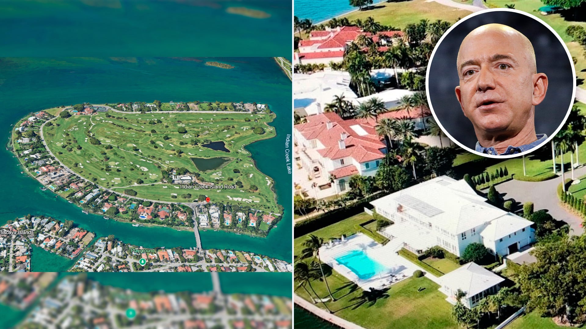 Jeff Bezos, Mark Zuckerberg, Tom Brady, Ivanka Trump y Jared Kushner figuran entre los residentes alcanzados por las reglas de Indian Creek Village
Credito: google earth
Credito: AP