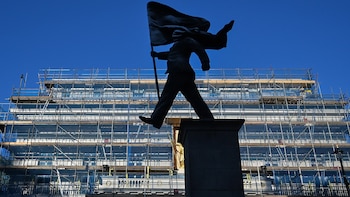 Banksy - escultura en Londres