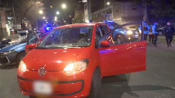 El Volkswagen robado recibió dos