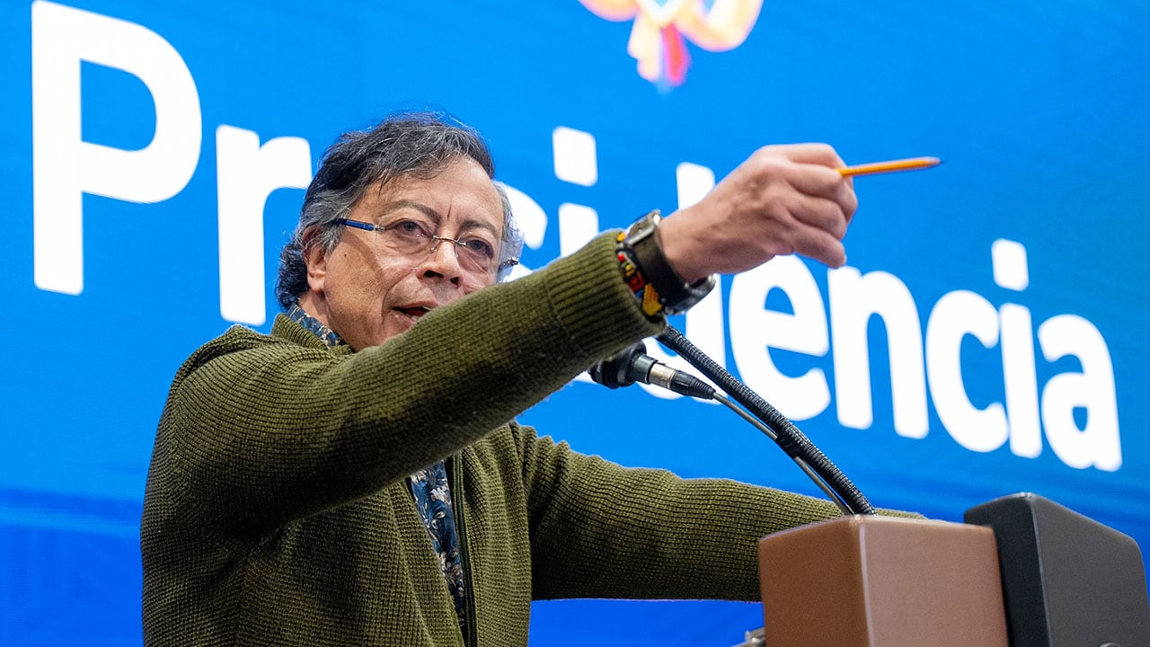 El presidente Gustavo Petro aumentó sus críticas al Senado colombiano tras el rechazo a la reforma del sistema de salud del Gobierno - crédito César Carrión/Presidencia de la República