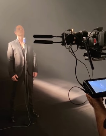 El actor se preparó en