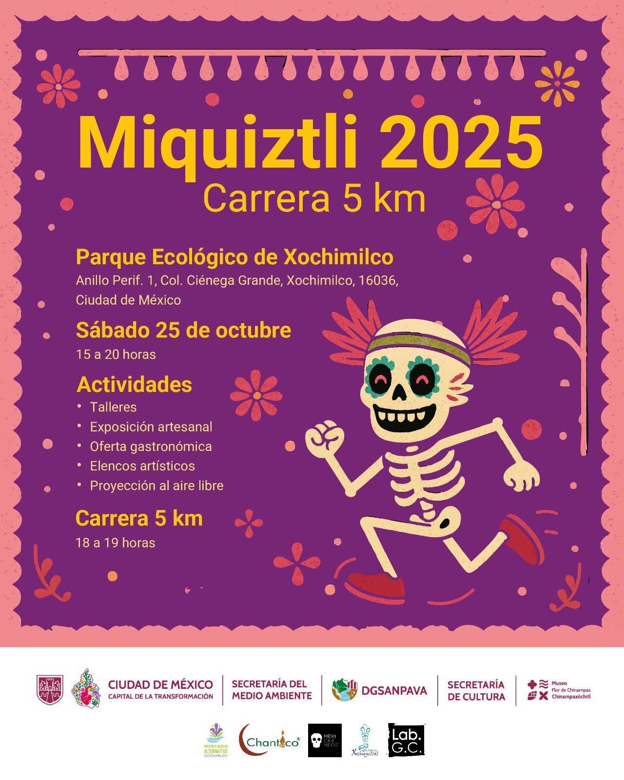 La tan esperada carrera será de acceso gratuito. Foto: (Secretaría de Cultura CDMX)