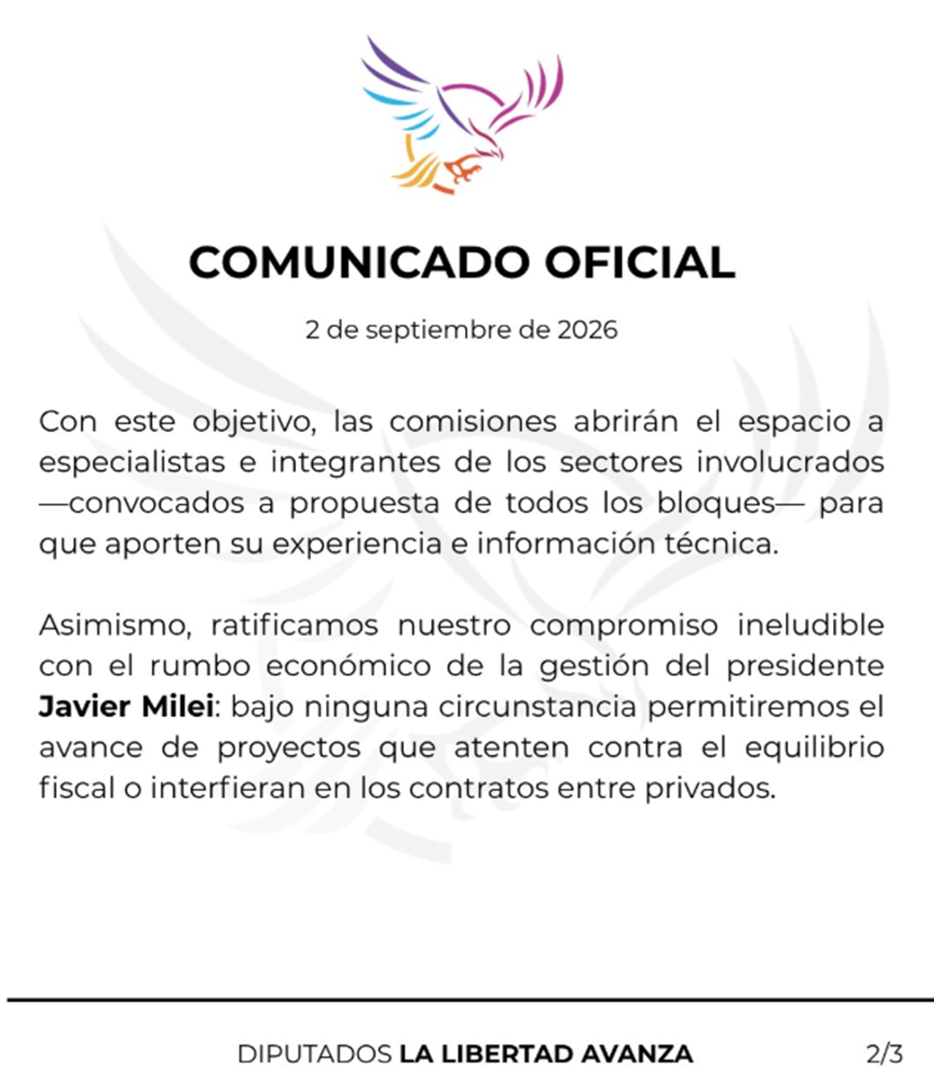 Comunicado LLA - Discapacidad