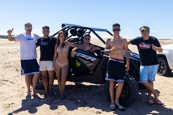 En La Frontera, cientos de